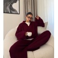 KNITWEAR SET BORDO